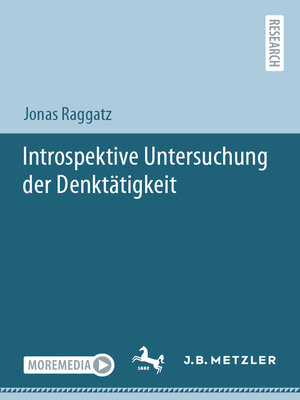 cover image of Introspektive Untersuchung der Denktätigkeit